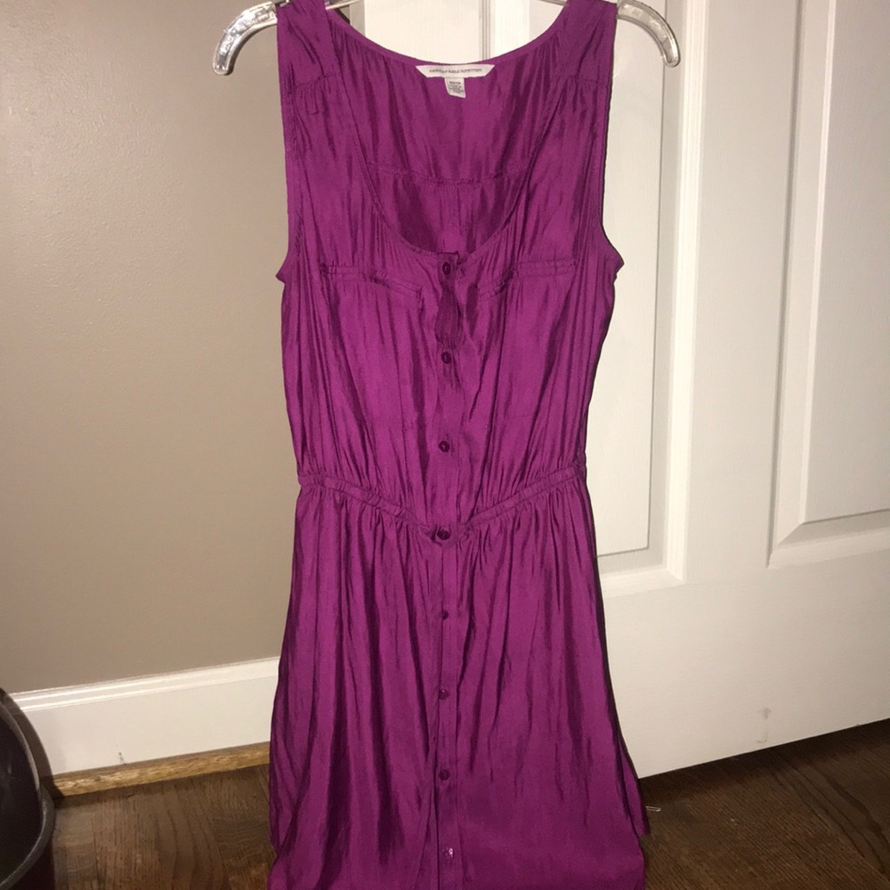 magenta dress